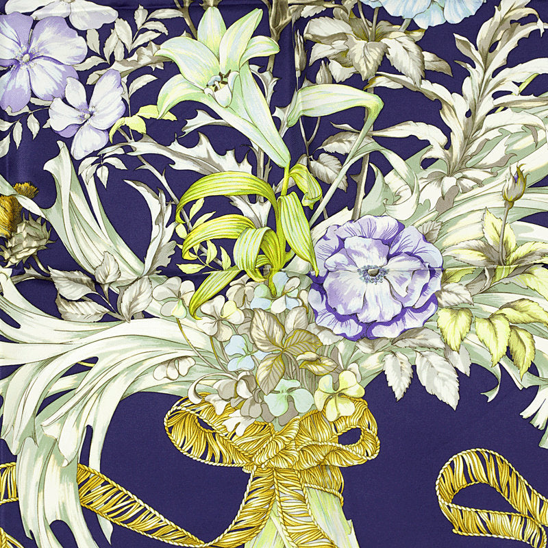 Hermes Scarf "Regina" by Leila Menchari 90cm Silk