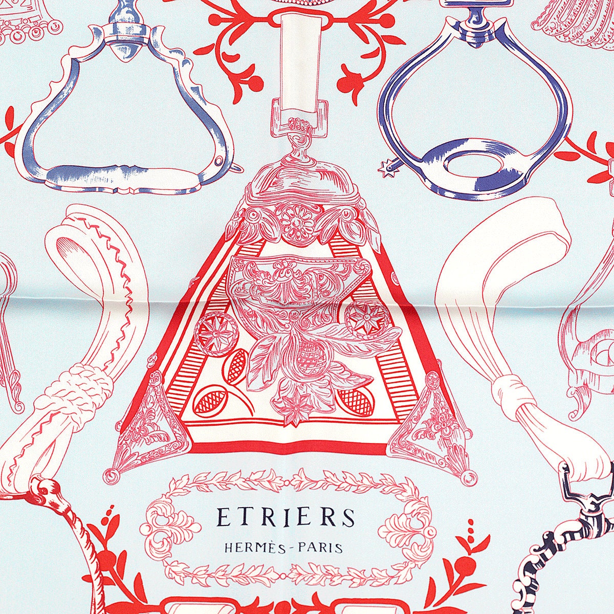 Hermes Scarf "Etriers Remix" by Françoise De La Perriere 90cm Silk | Carre Foulard NWT