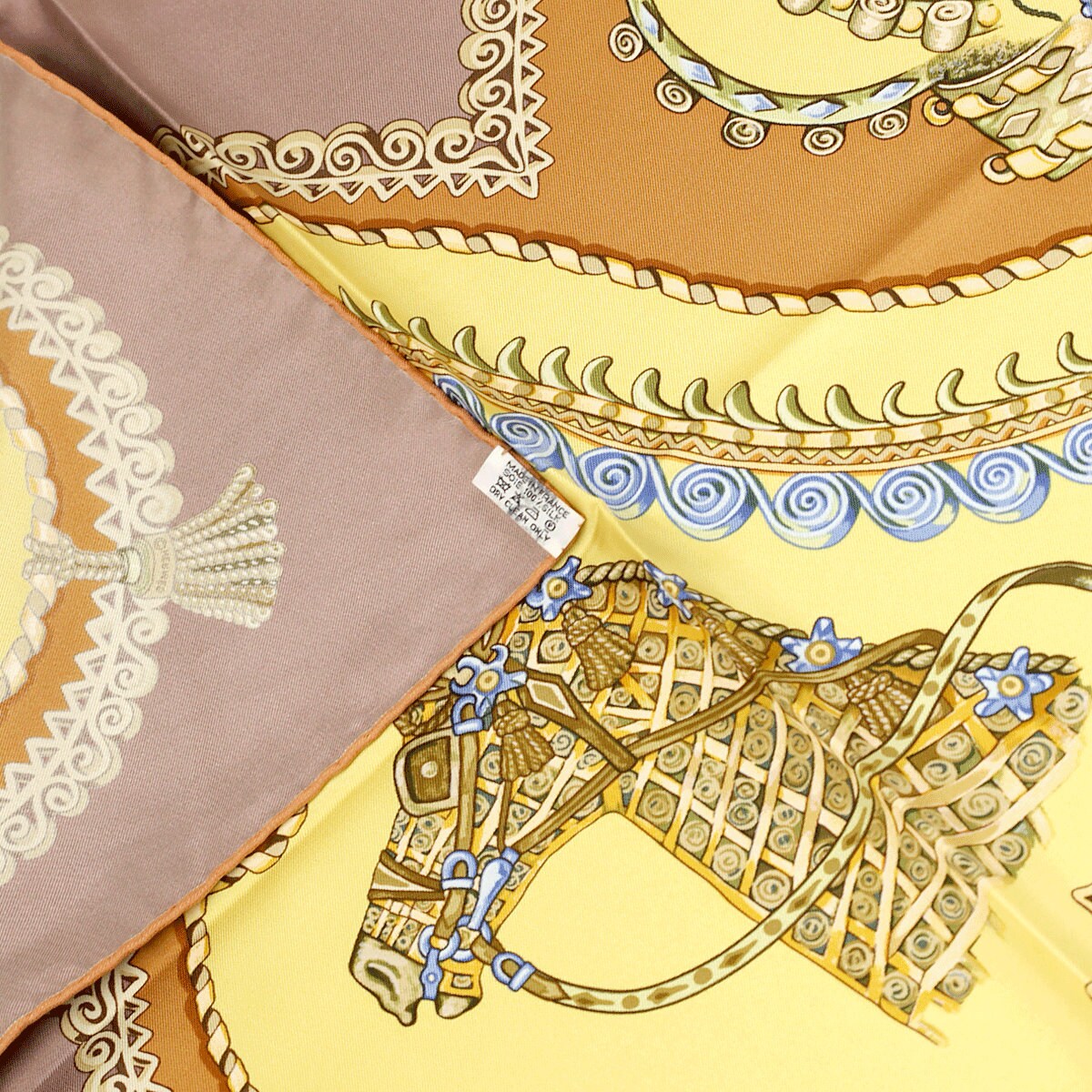 Hermes Scarf "Paperoles" by Claudia Stuhlhofer Mayr 90cm Silk | Carre