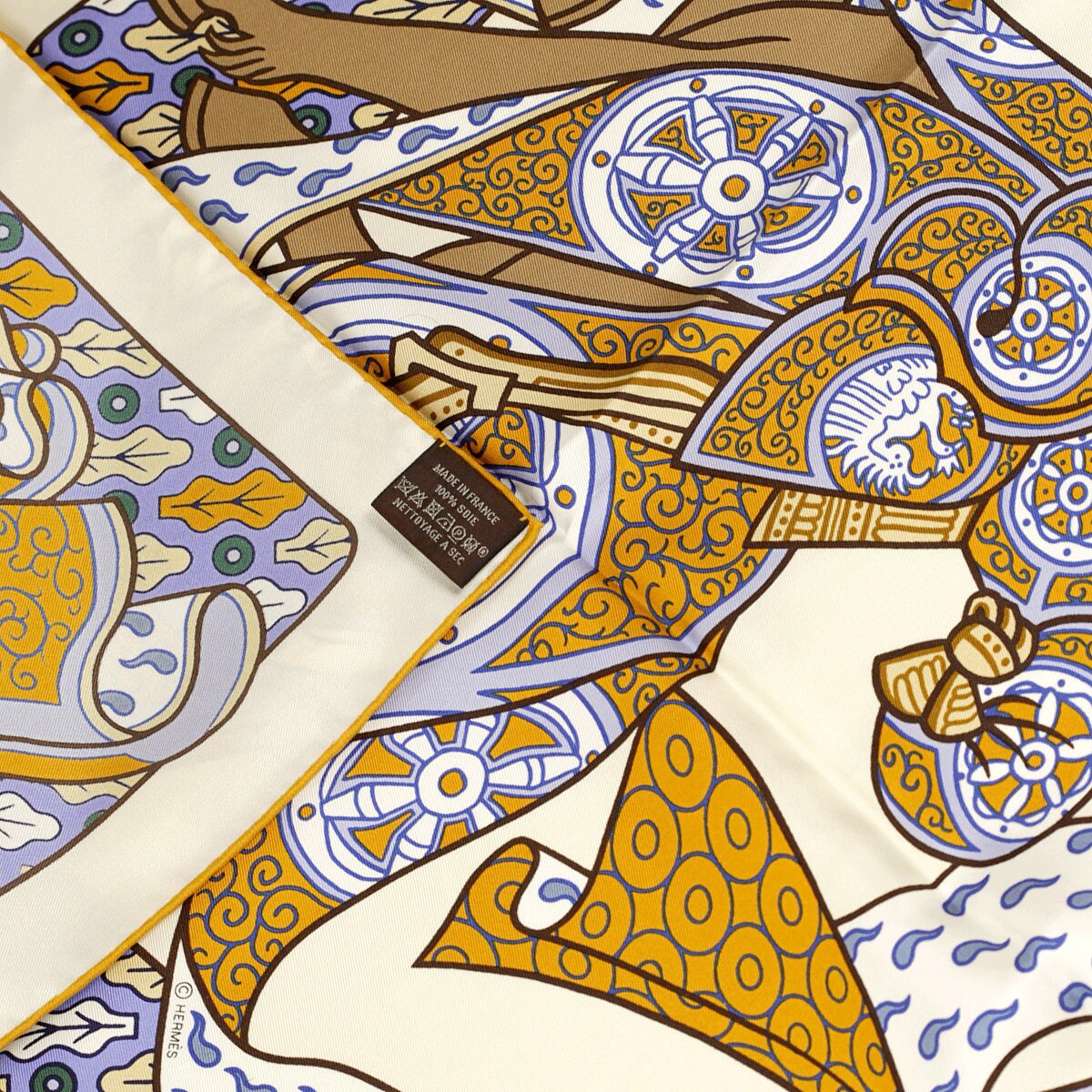 マ*6様 リズシャルメル　soie precieuseシルク製 D ブラ＋ショー Silk Nylon Quilted Scarf(FREE NAVY): Mame Kurogouchi: WOMENS