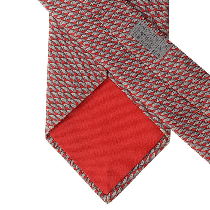 Hermes Men's Silk Tie Umbrellas Pattern 645828 | Necktie Cravate