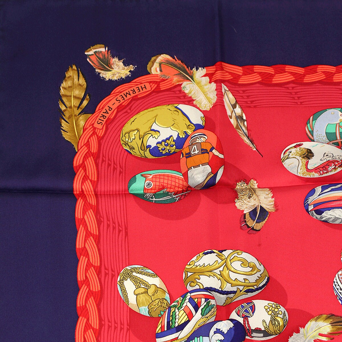 Hermes Scarf "Couvee d'Hermes" by Caty Latham 90cm Silk | Carre