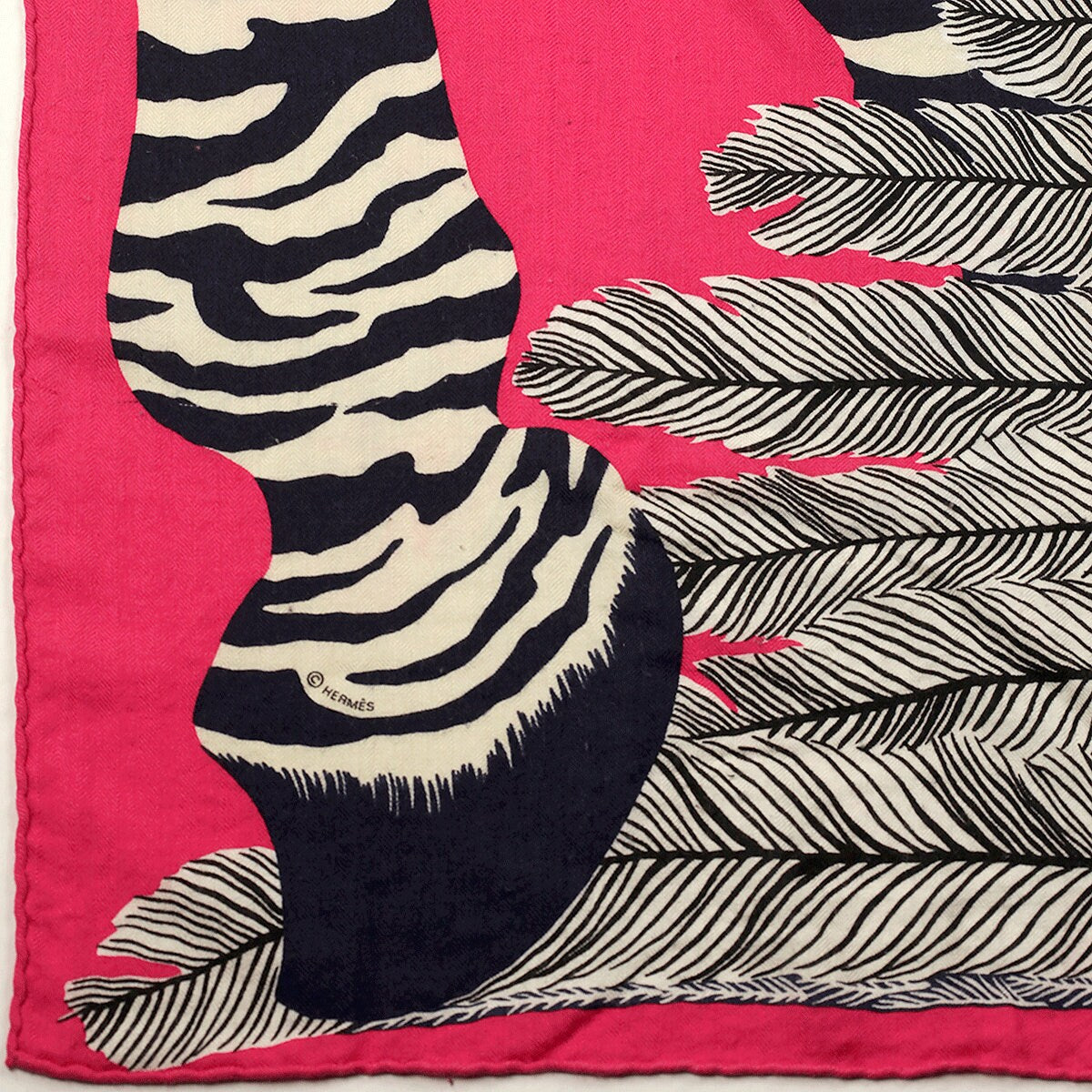Hermes Cashmere Shawl 140cm "Zebra Pegasus" by Alice Shirley | Scarf Carre Foulard