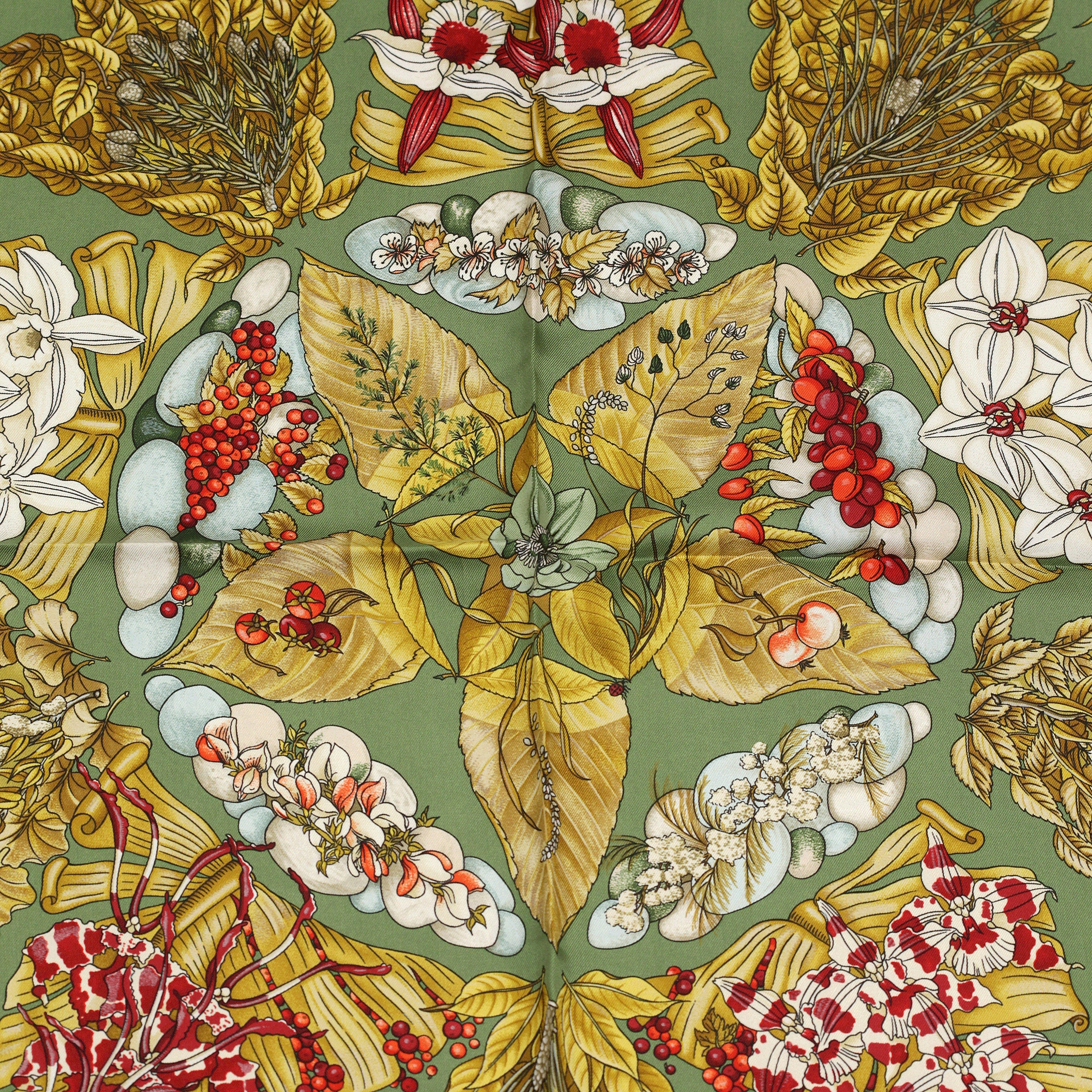 Hermes Scarf "Pythagore" by Zoe Pauwels 90cm Silk