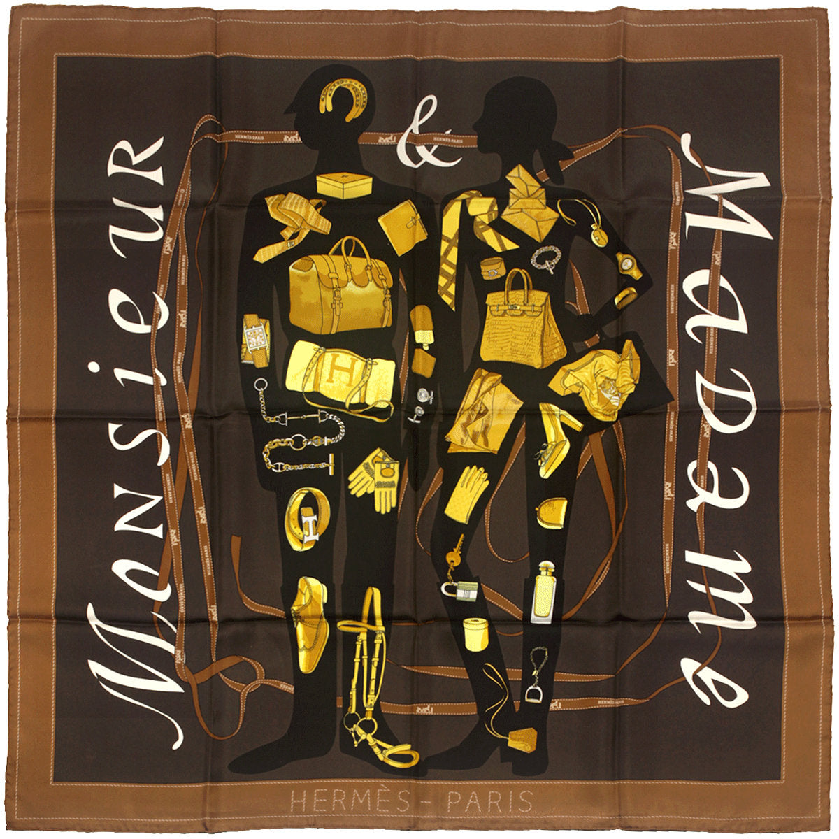 HERMES Monsieur et Madame スカーフ Monsieur ET Madame – Miss Bugis