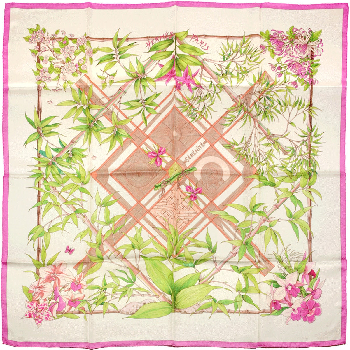 Hermes Scarf "Serenite" by Zoe Pauwels 90cm Silk | Carre Foulard