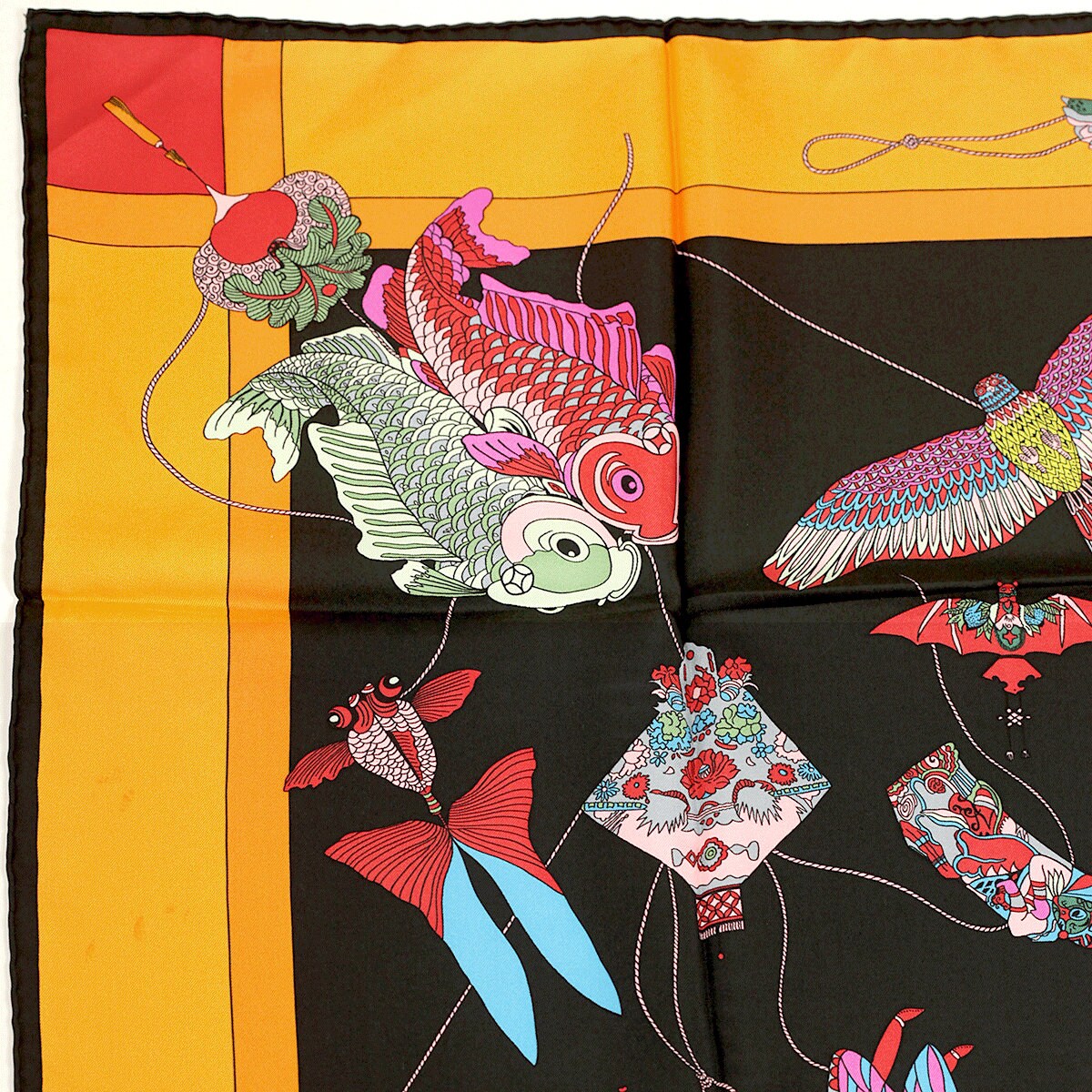 Hermes Scarf "Soies Volantes" by Loic Dubigeon 90cm Silk | Carre Foulard Rare