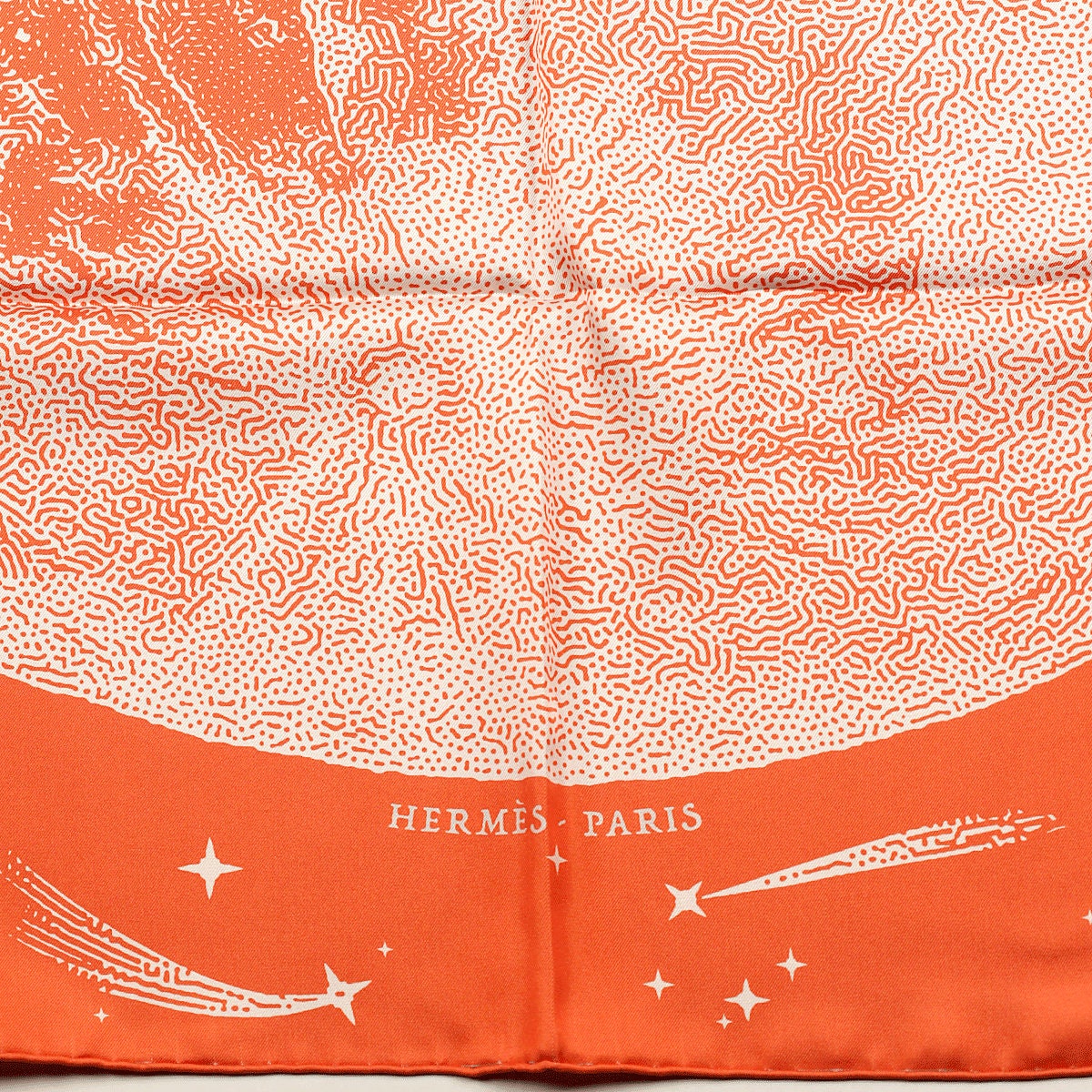 Hermes Scarf "Clair de Lune" by Dimitri Rybaltchenko 90cm Silk Double Face Carre