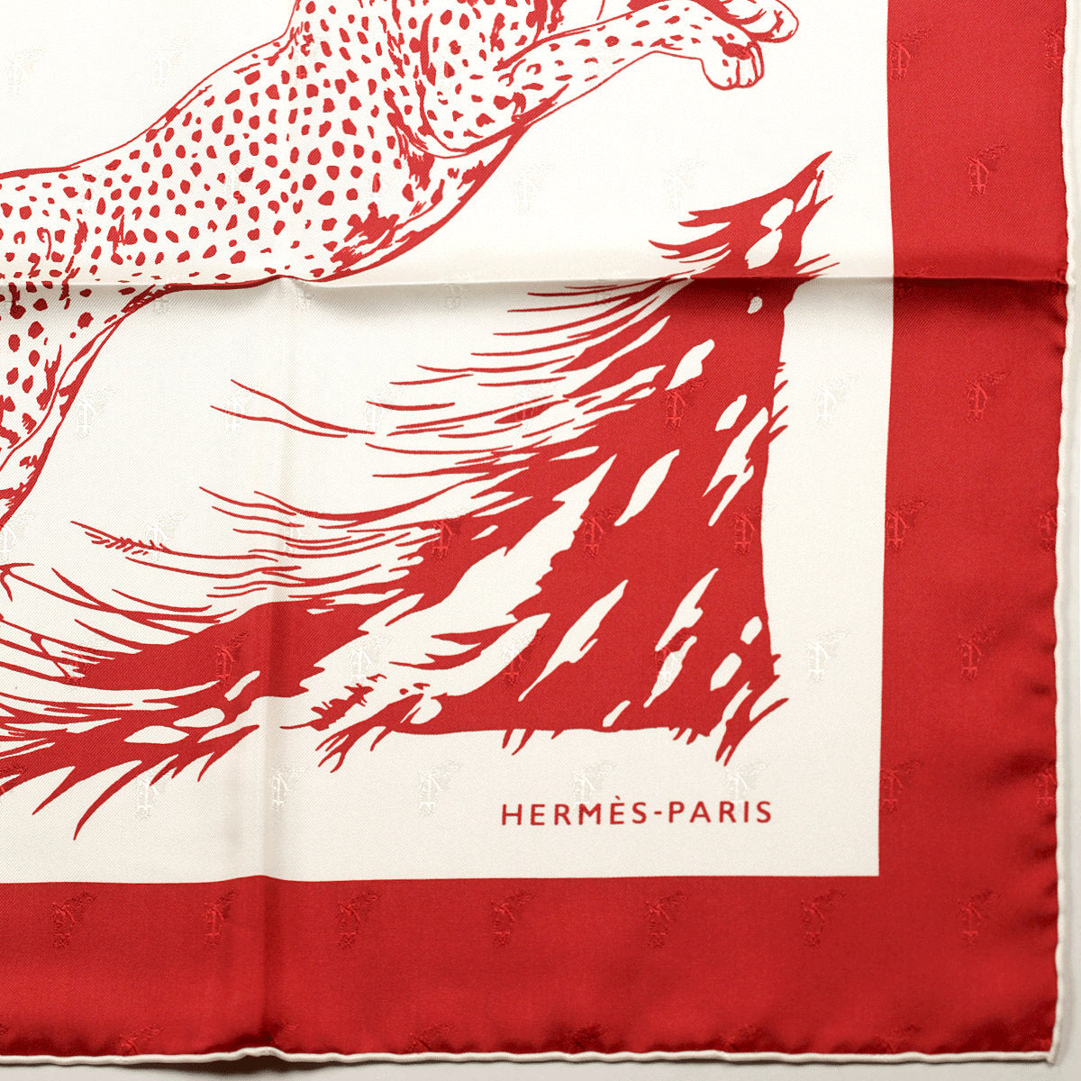 Hermes Scarf Jacquard "Guepards Tattoo" by Robert Dallet 90cm Silk | Carre Foulard