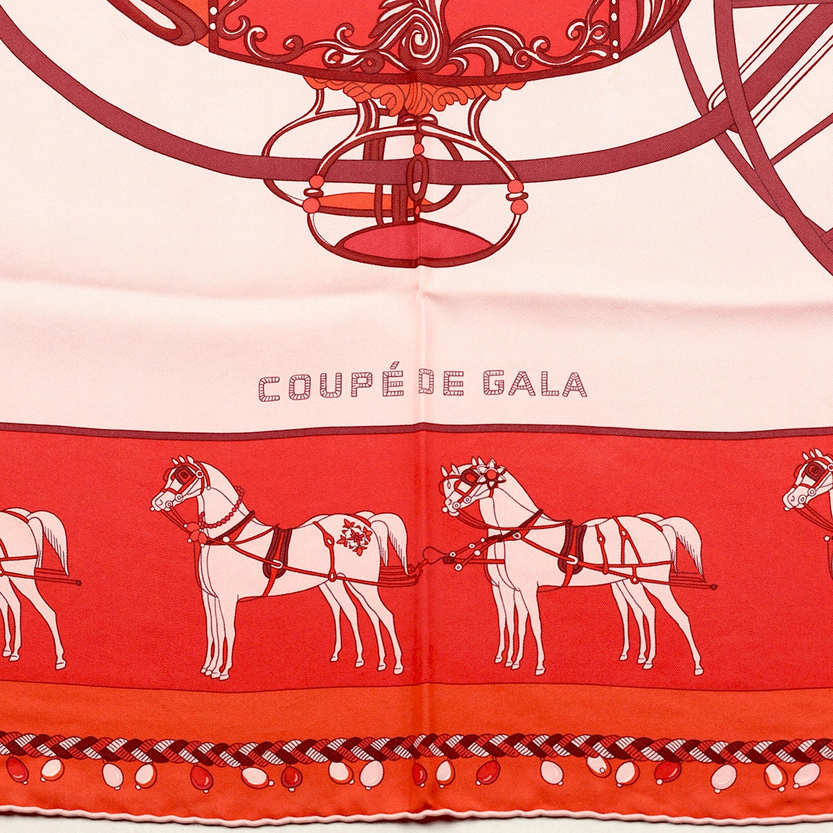 Hermes Scarf "Coupé de Gala" by Wlodek Kaminski 90cm Silk Wash Scarf | Carre Foulard