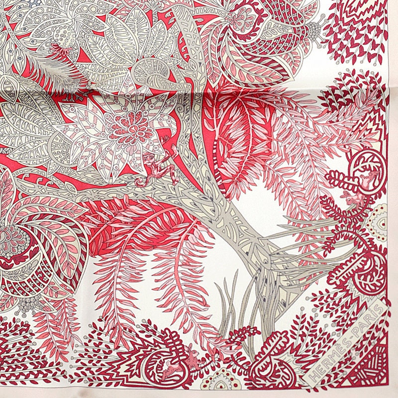 Hermes Scarf "Maitres de la Foret" by Annie Faivre 90cm Silk | Foulard Carre