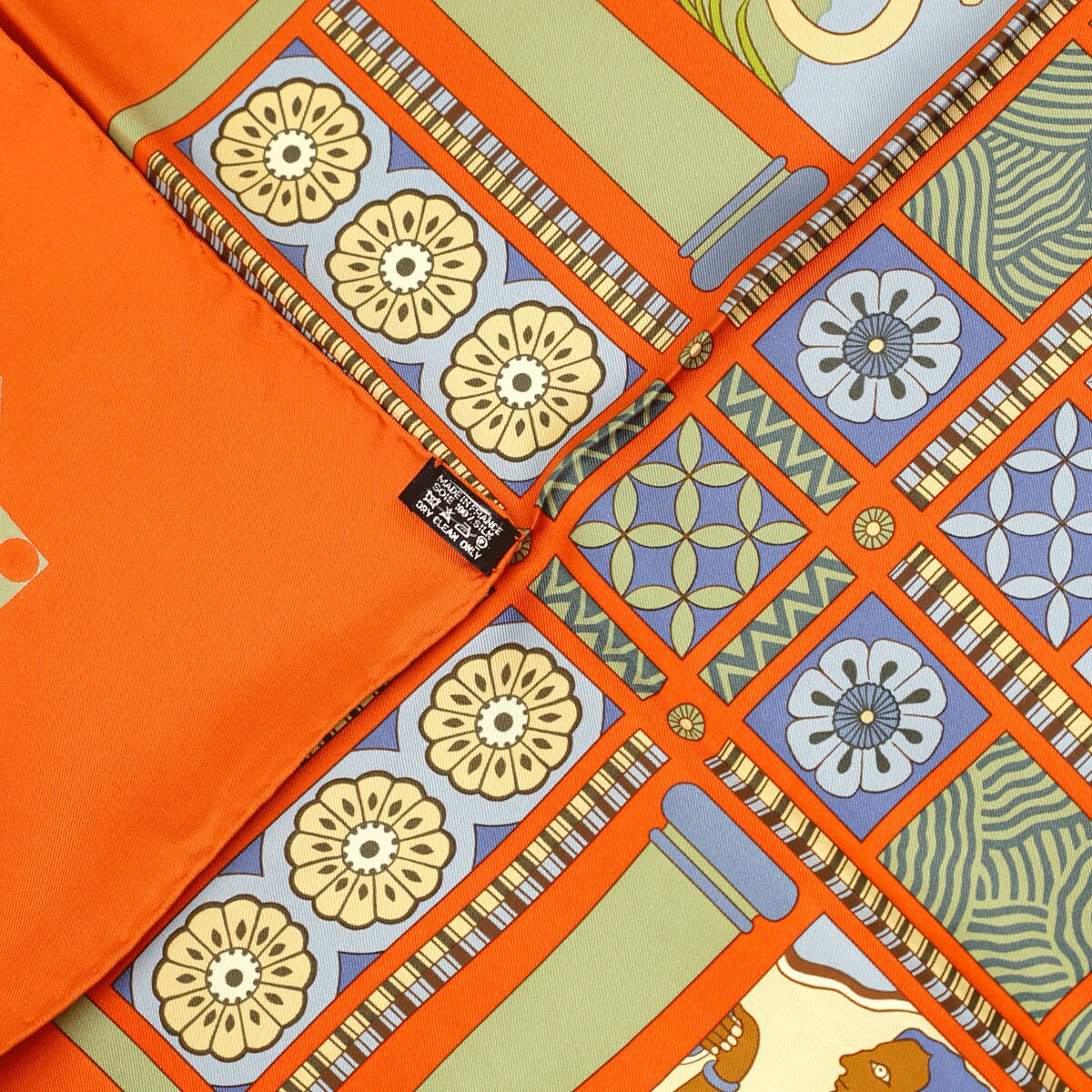 Hermes Scarf "Les Secrets de Minos" by Sophie Koechlin 90cm Silk | Carre Foulard