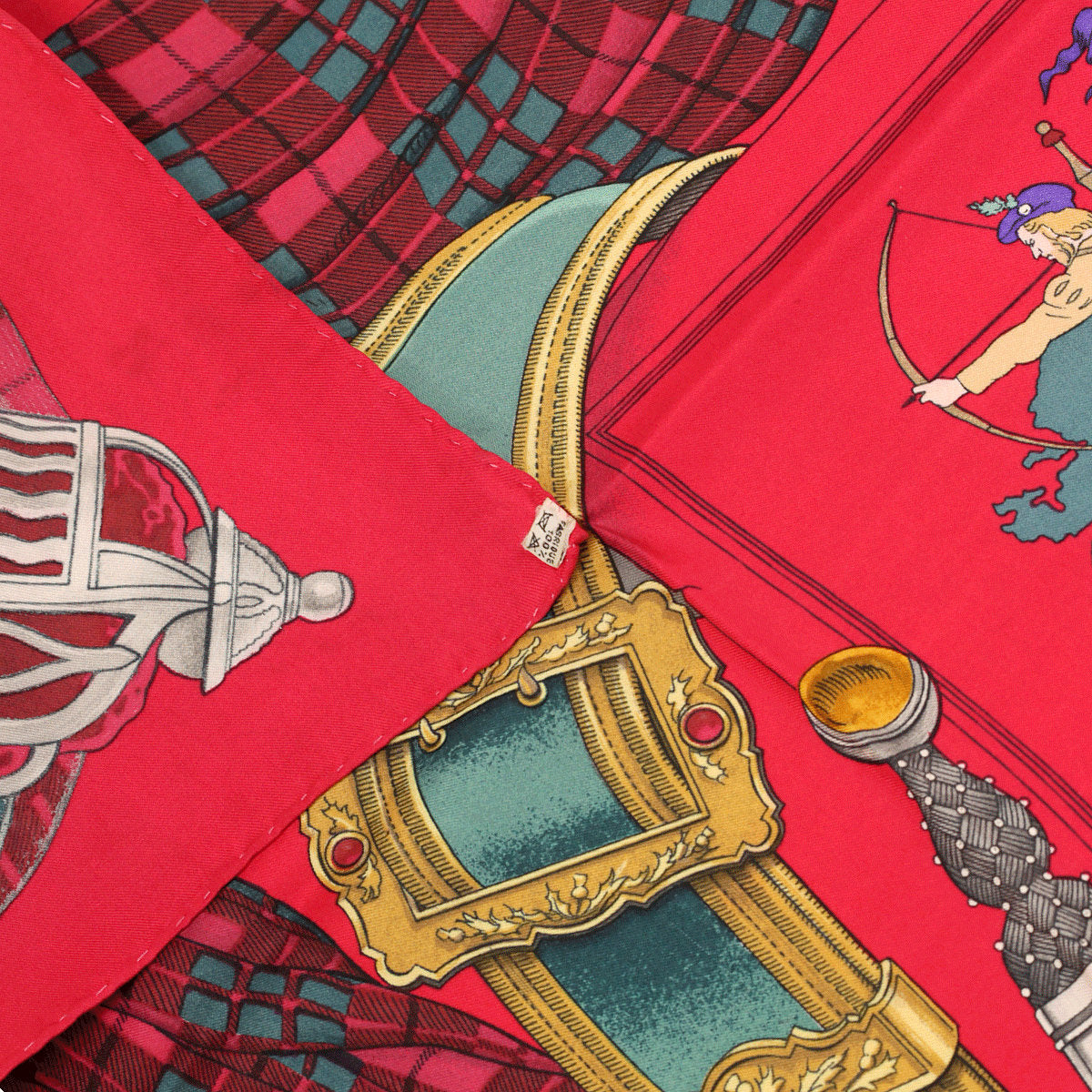 Hermes Scarf "Scotland" by Philippe Ledoux 90cm Silk | Carre Foulard