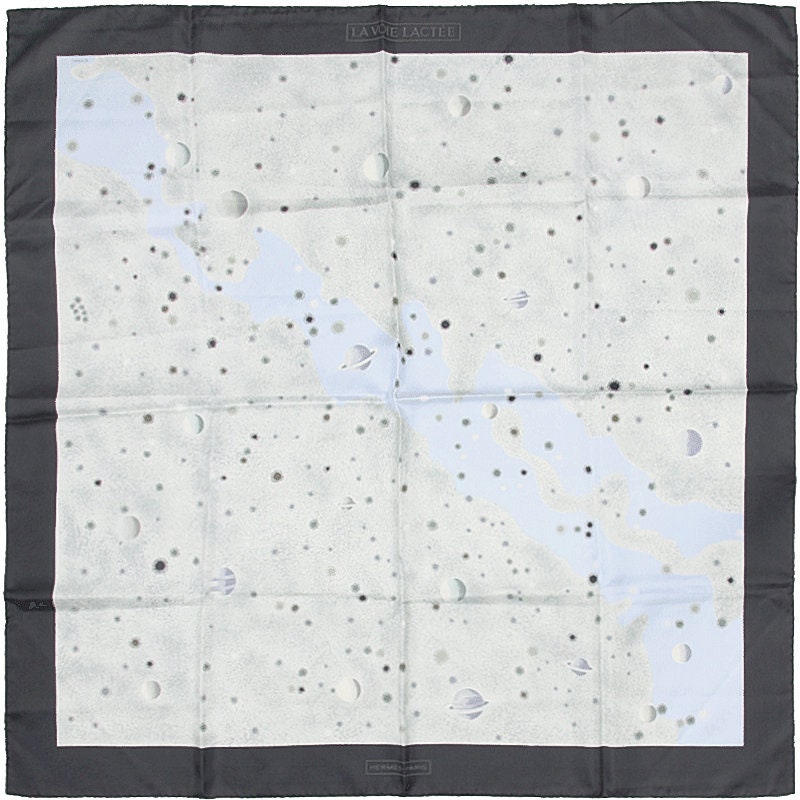 HERMES LA VOIE LACTEE スカーフ Hermes Silk Scarf “La Voie Lactee” (Milky Way) by Wladimir