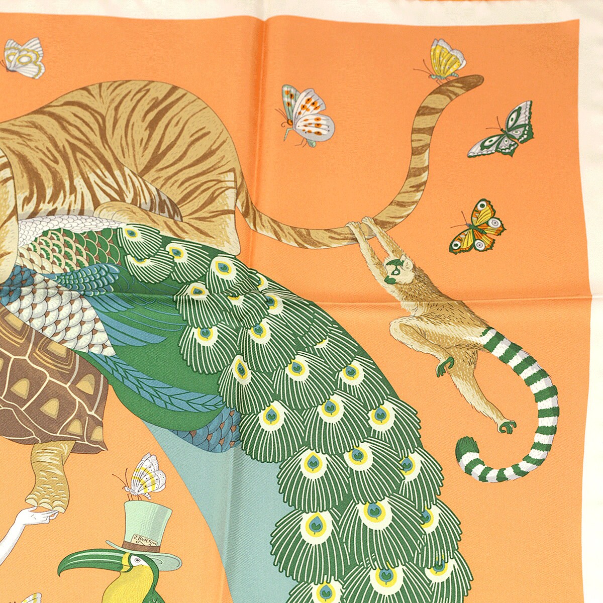 Hermes Scarf "Hermès Story" by Jonathon Burton 90cm Silk | Carre Foulard