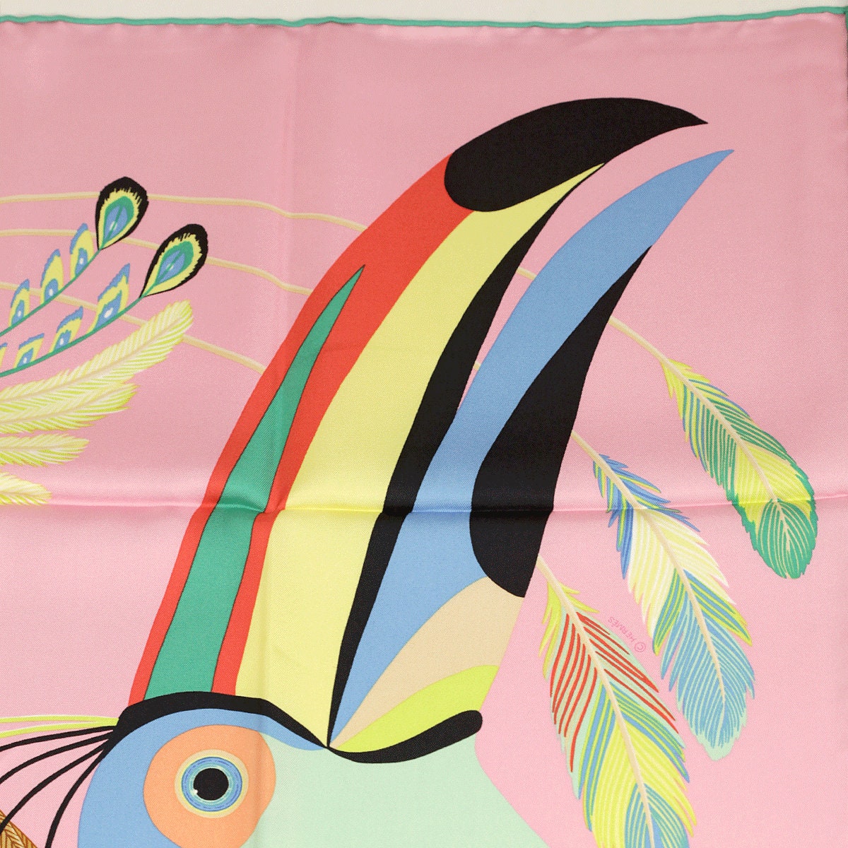 Hermes Scarf "Toucans de Paradis" by Katie Scott 90cm Silk | Carre Foulard