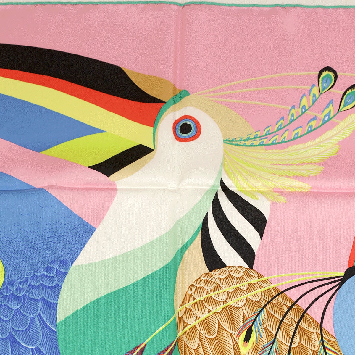 Hermes Scarf "Toucans de Paradis" by Katie Scott 90cm Silk | Carre Foulard