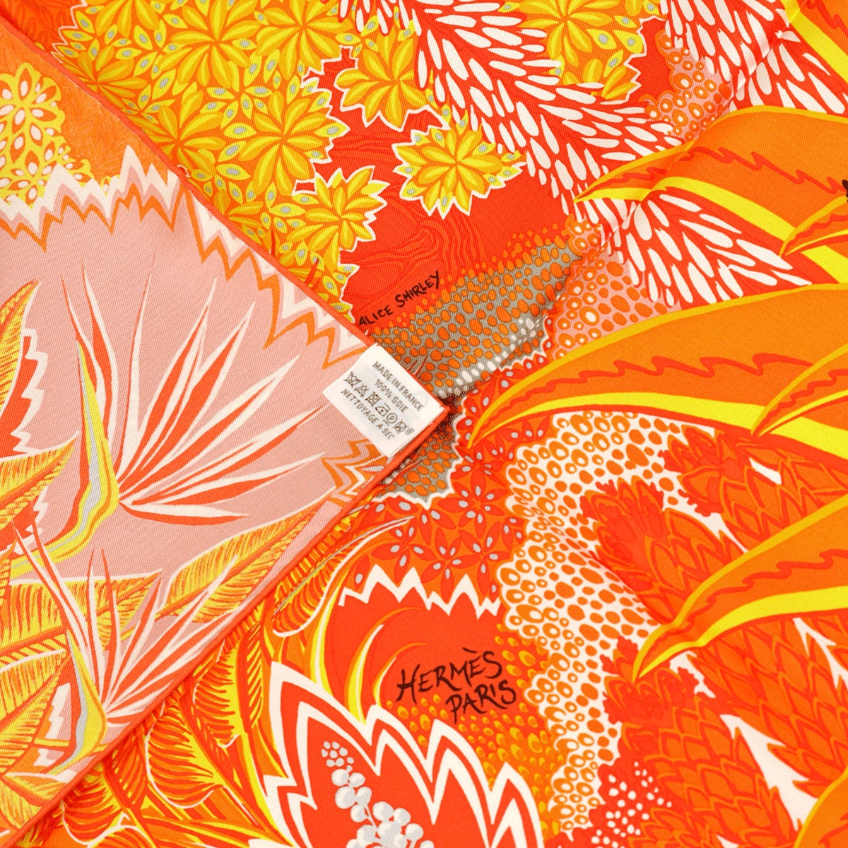 Hermes Scarf "Mountain Zebra" by Alice Shirley 90cm Silk