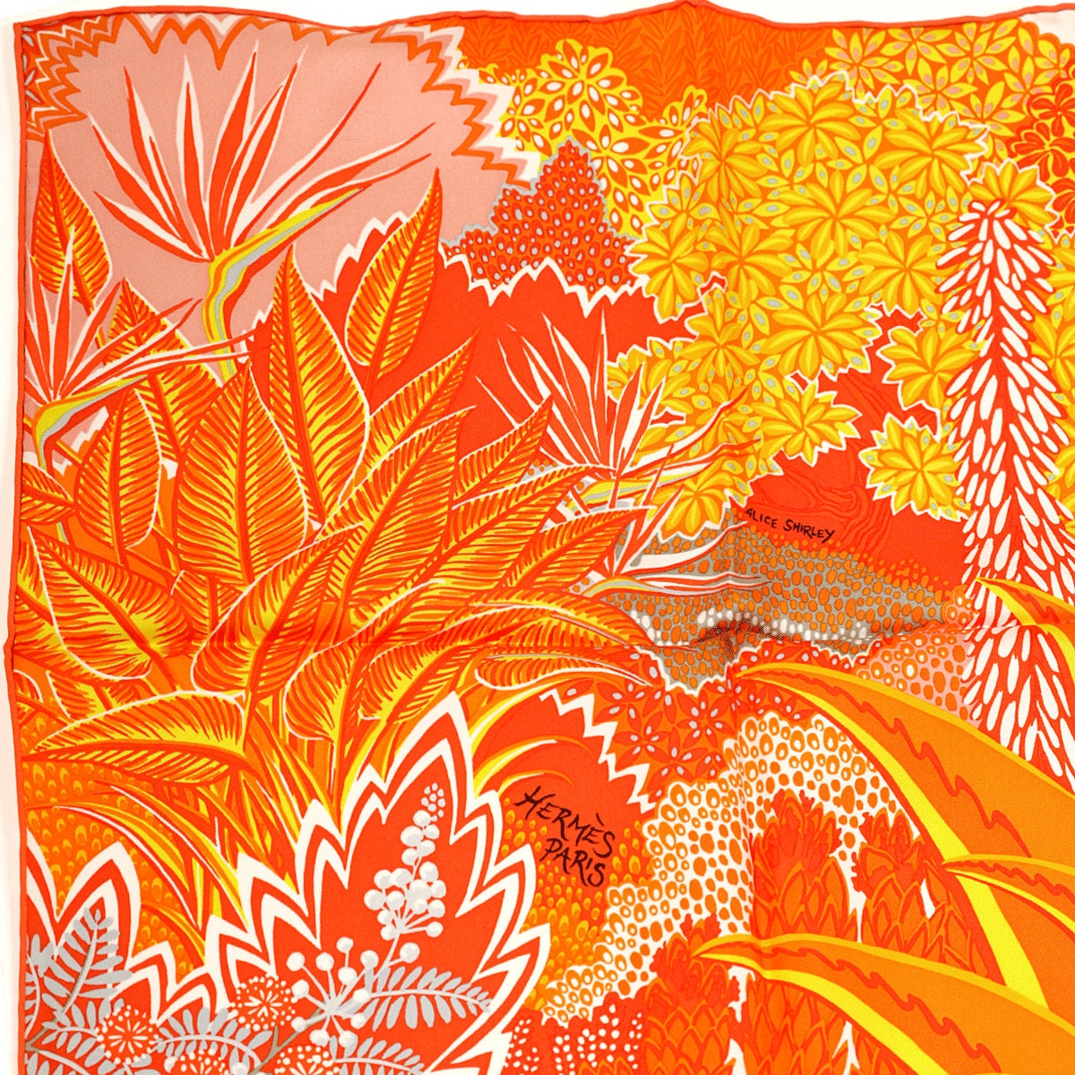 Hermes Scarf "Mountain Zebra" by Alice Shirley 90cm Silk