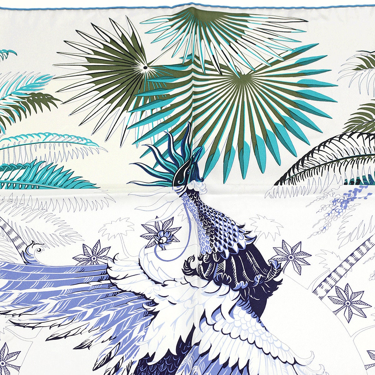 Hermes Scarf "Mythiques Phoenix" by Laurence Bourthoumieux 90cm Silk | Carre Foulard