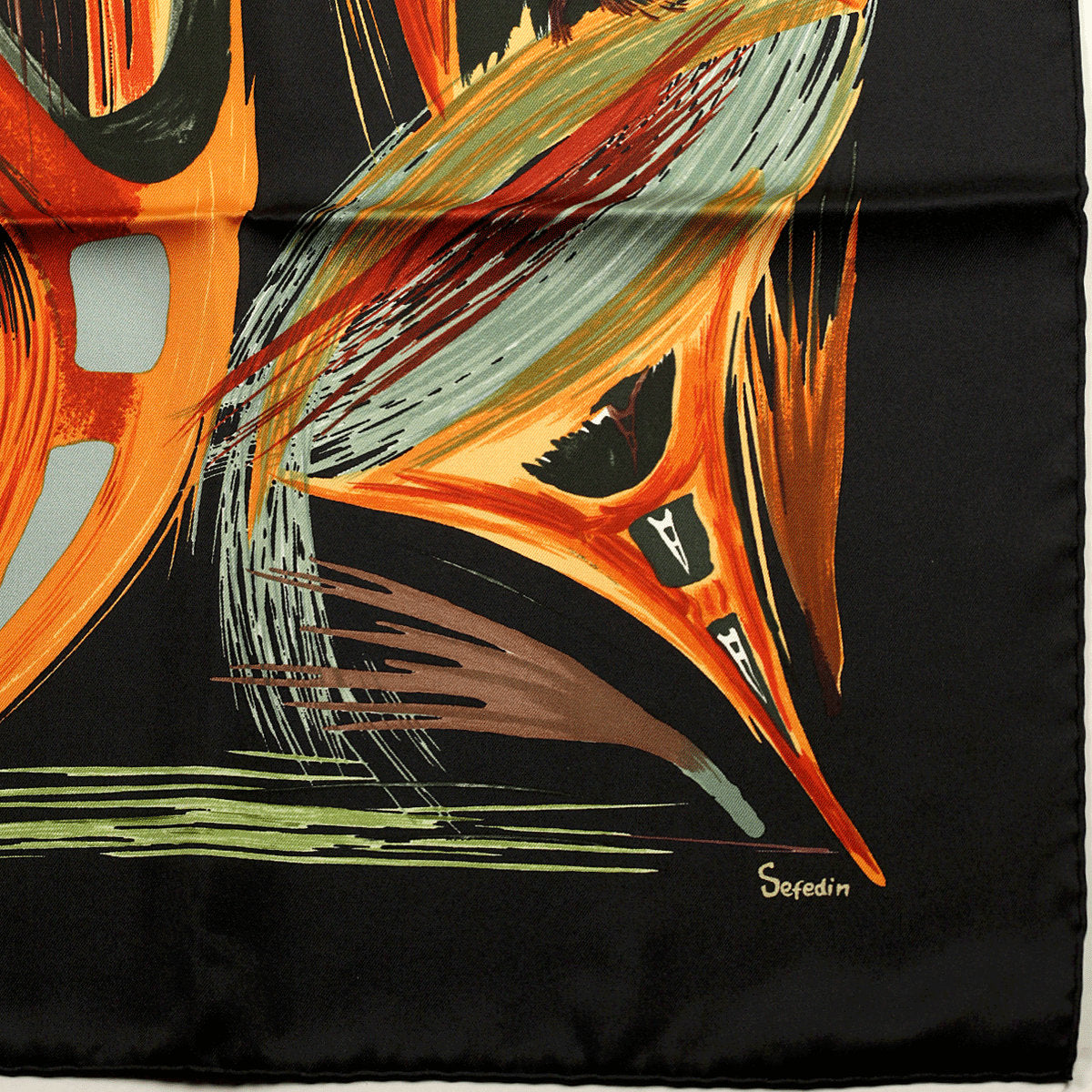 Hermes Scarf "La Tour Eiffel S'Envole" by Sefedin Kwumi 90cm Silk | Carre Foulard