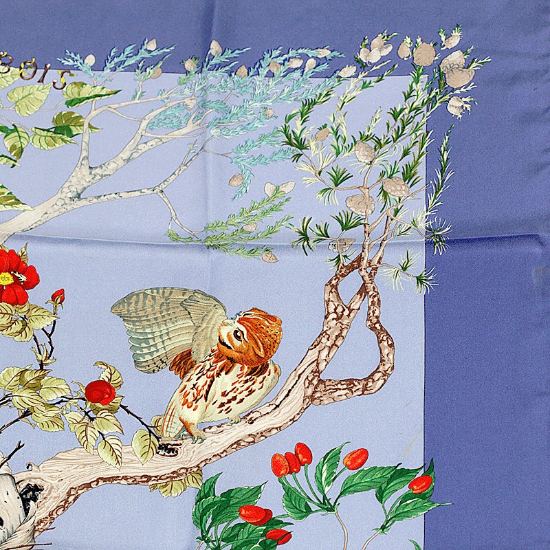 Hermes Scarf "Au Coeur des Bois" by Zoe Pauwels 90cm Silk | Carre Foulard