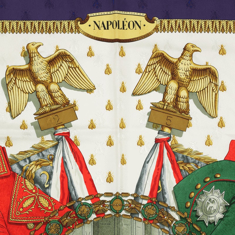 Hermes Scarf "Napoleon" by Philippe Ledoux 90cm Silk Jacquard | Carre Foulard