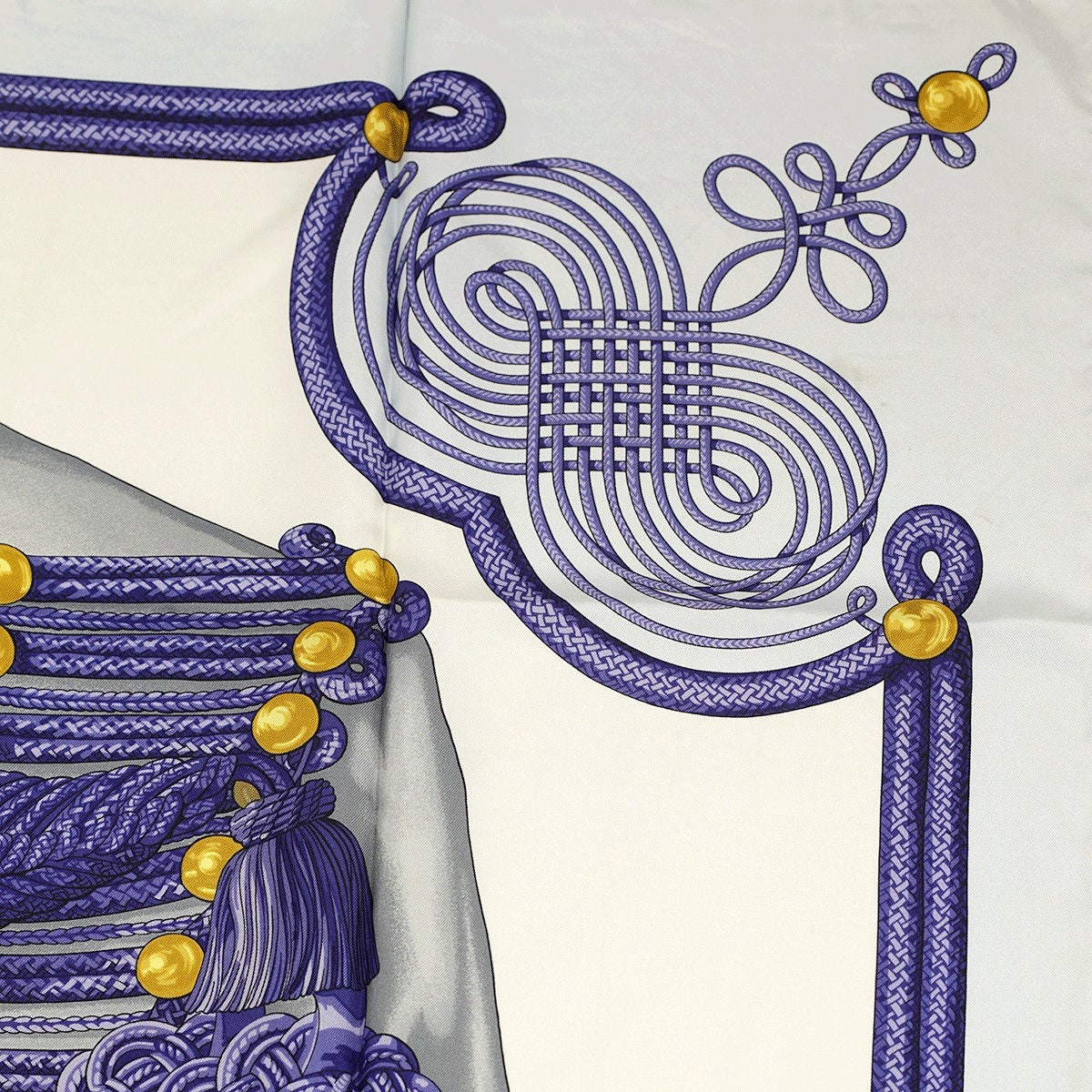 きなこ】HERMES Brandebourgs 額装品 Hermès Brandebourg Double Face