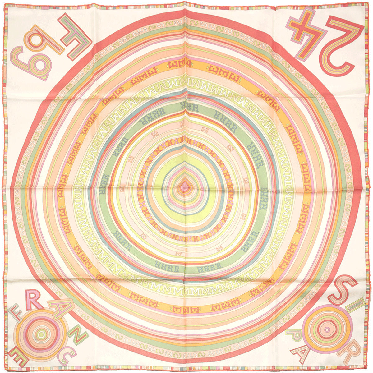 Hermes Scarf "Tohu Bohu" by Claudia Stuhlhofer Mayr 90cm Silk | Carre