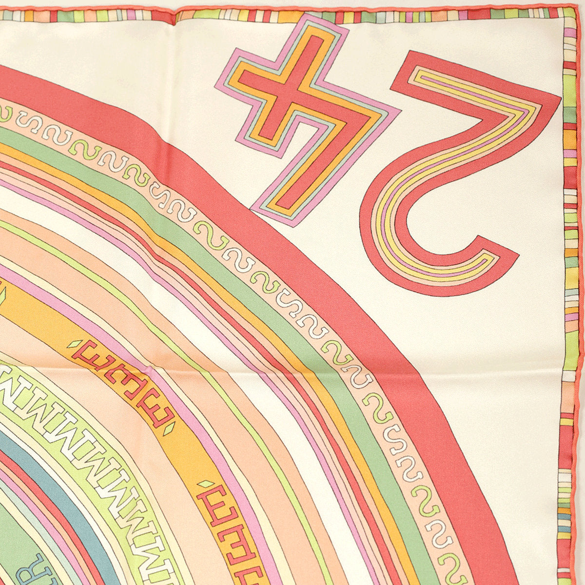 Hermes Scarf "Tohu Bohu" by Claudia Stuhlhofer Mayr 90cm Silk | Carre