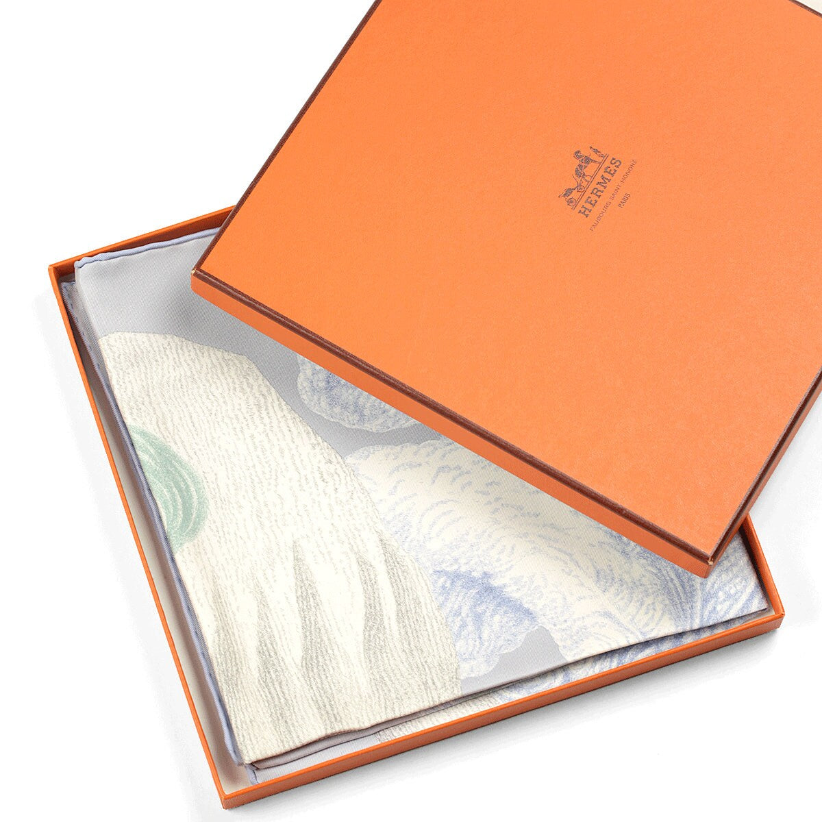 Hermes Scarf "Plumets et Panaches" by Florence Manlik 90cm Silk