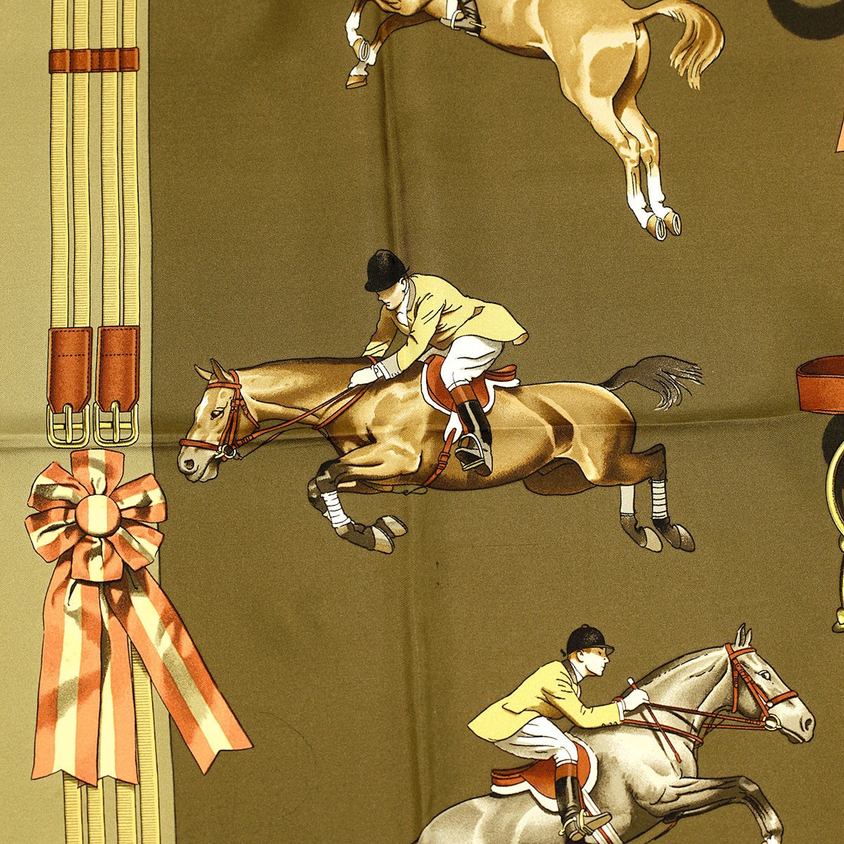 Hermes Scarf "Jumping" by Philippe Ledoux 90cm Silk | Carre Foulard