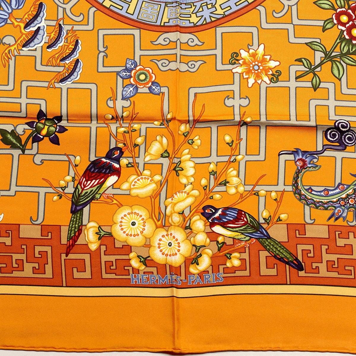 Hermes Scarf "Turandot" by Natsuno Hidaka 90cm Silk | Grail