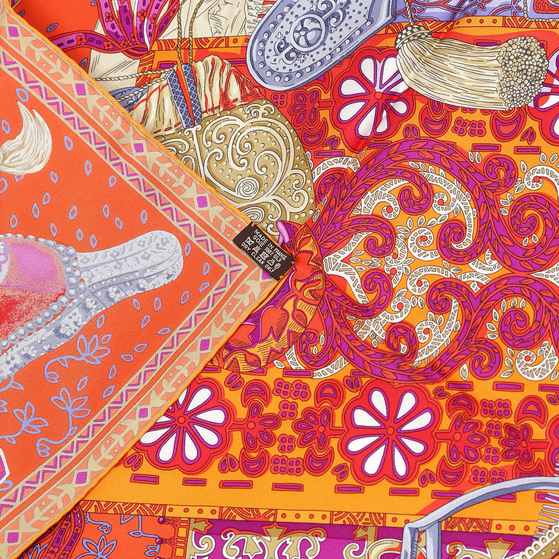 Hermes Scarf "Cavaliers du Caucase" by Annie Faivre 90cm Silk | Carre Foulard