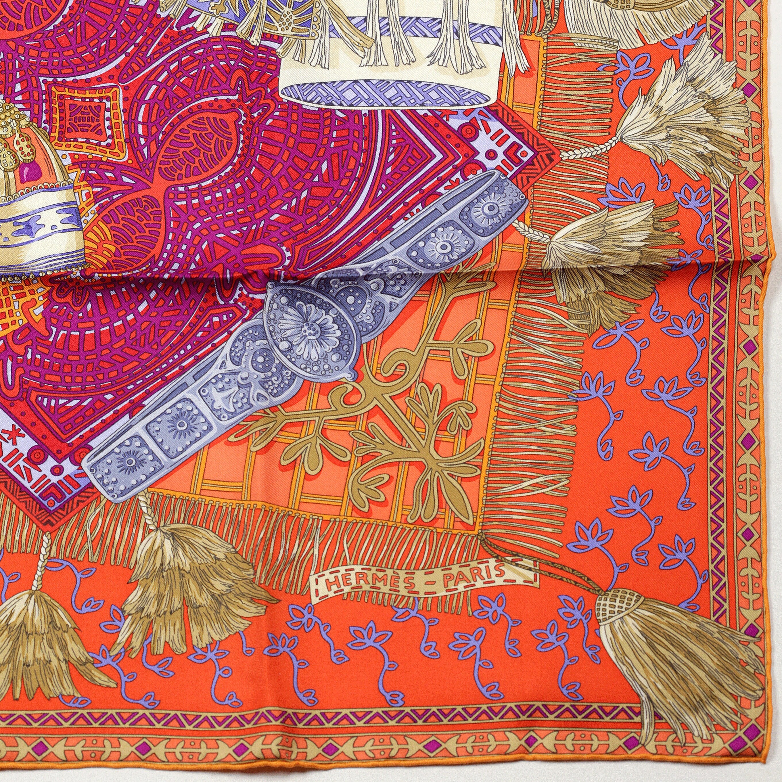 Hermes Scarf "Cavaliers du Caucase" by Annie Faivre 90cm Silk | Carre Foulard