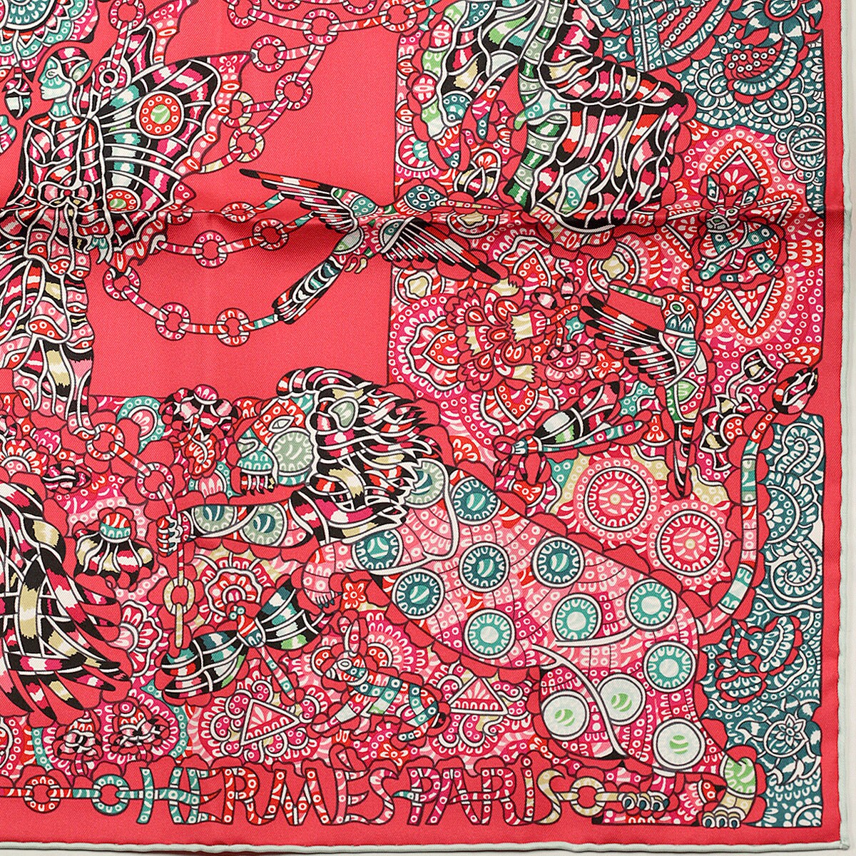 Hermes Scarf "La Legende de la Foret" by Emeline Piot 90cm Silk | Foulard Carre