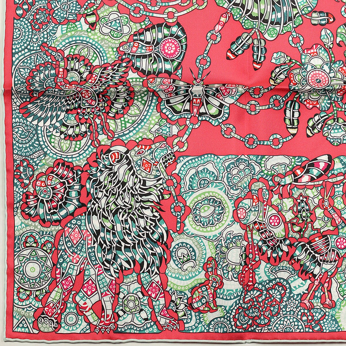 Hermes Scarf "La Legende de la Foret" by Emeline Piot 90cm Silk | Foulard Carre