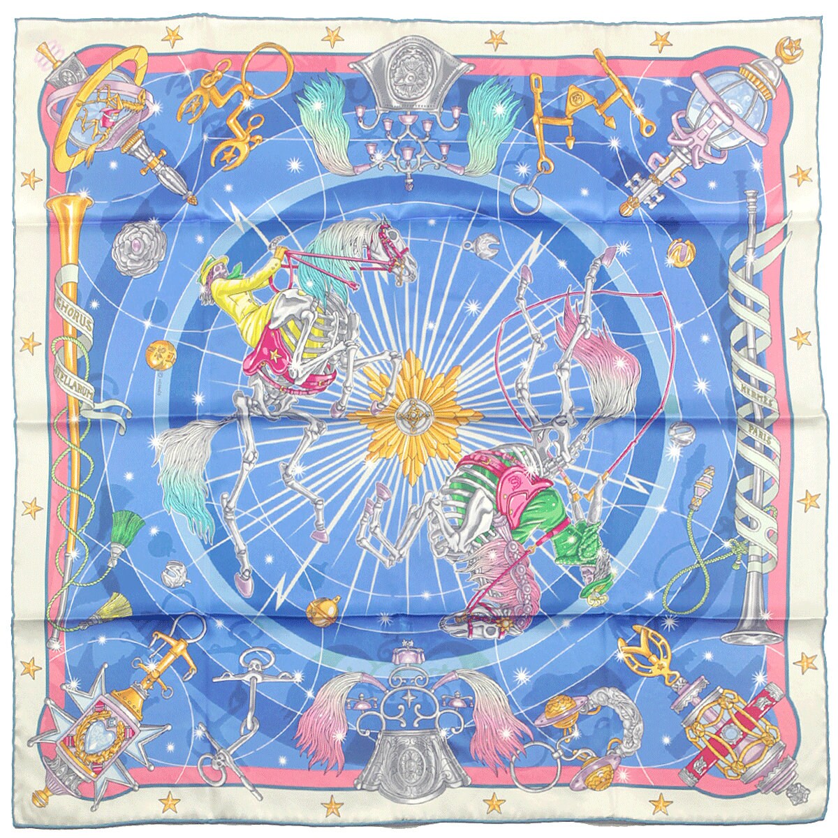 Hermes Scarf "Chorus Stellarum" by Daiske Nomura 70cm Silk | Carre Foulard