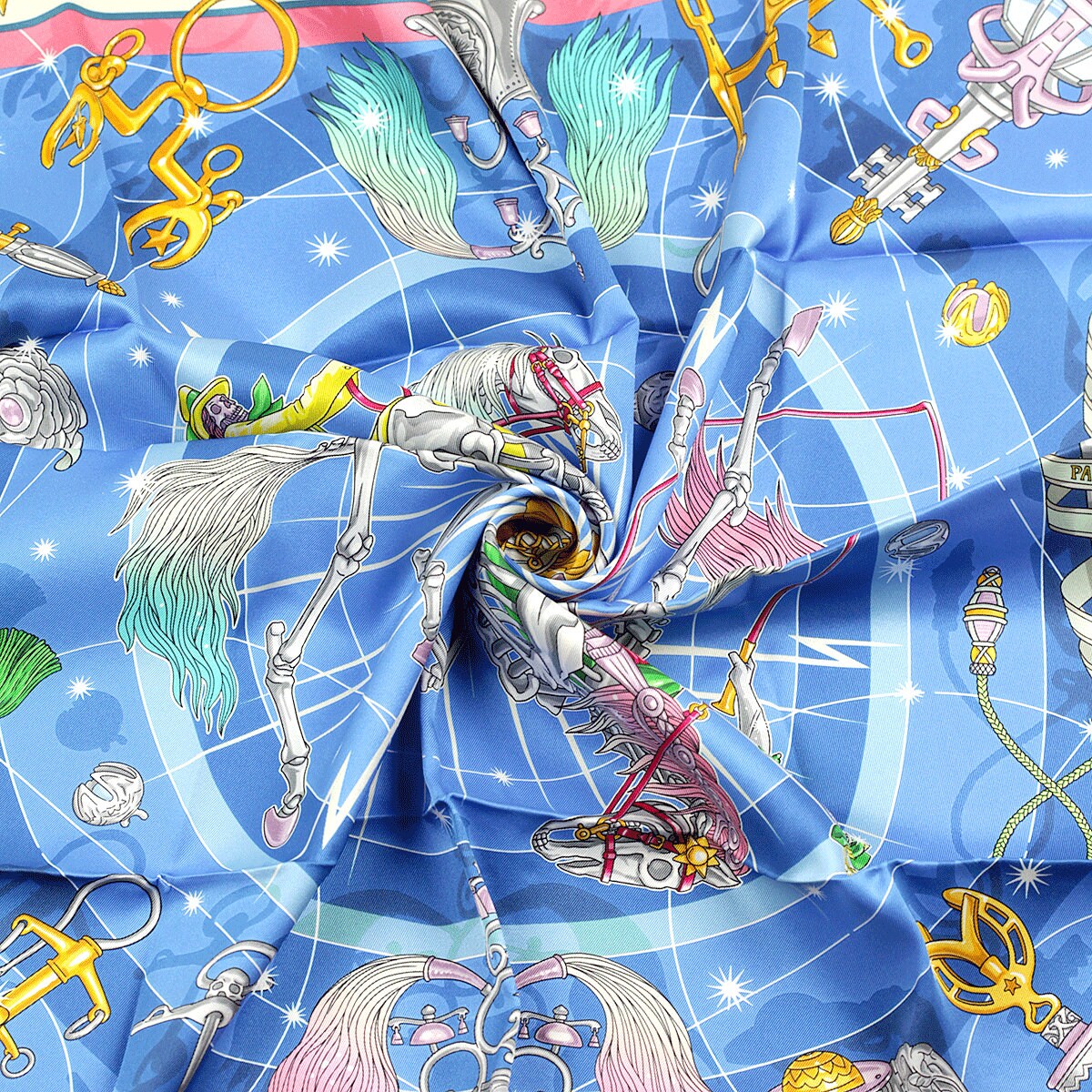 Hermes Scarf "Chorus Stellarum" by Daiske Nomura 70cm Silk | Carre Foulard