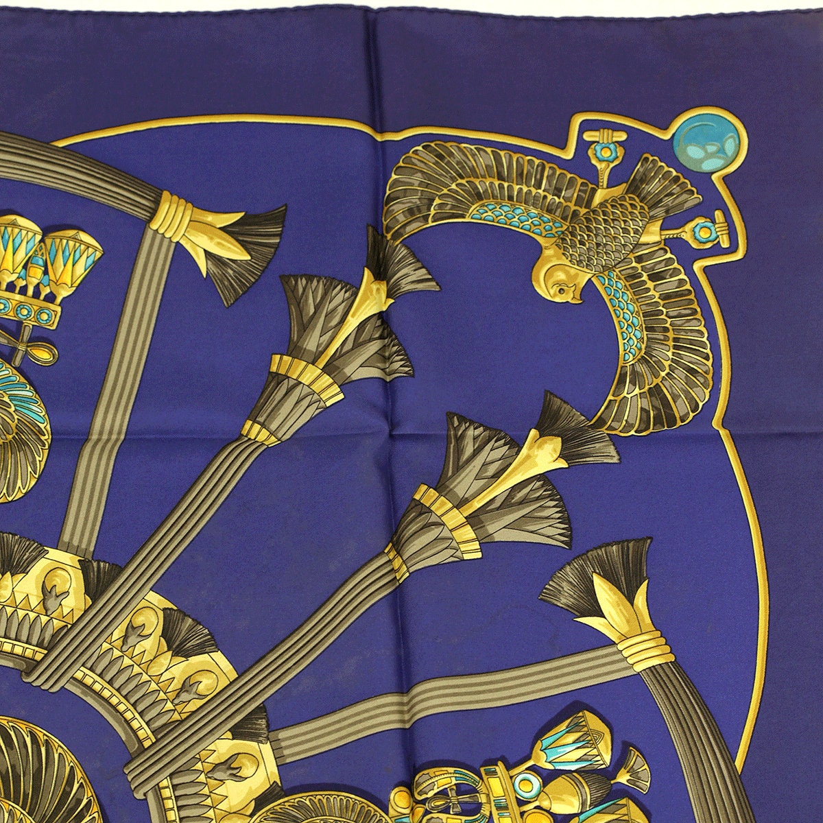 Hermes Scarf "Egypte" by Caty Latham 90cm Silk | Carre Foulard