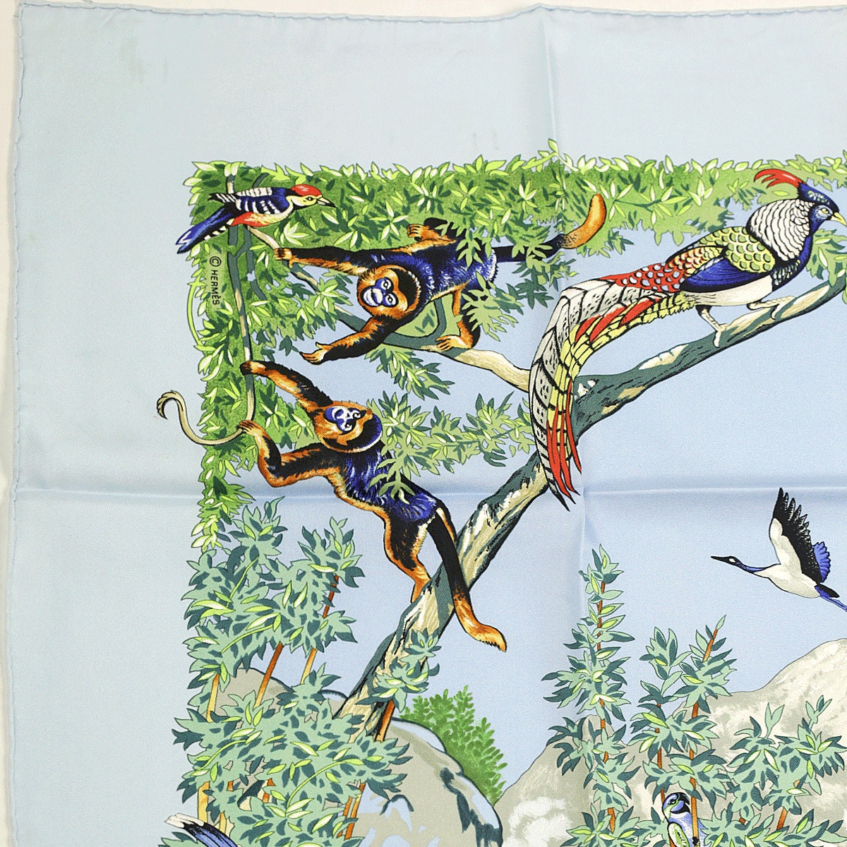 Hermes Scarf "Sichuan" by Robert Dallet 90cm Silk | Carre Foulard