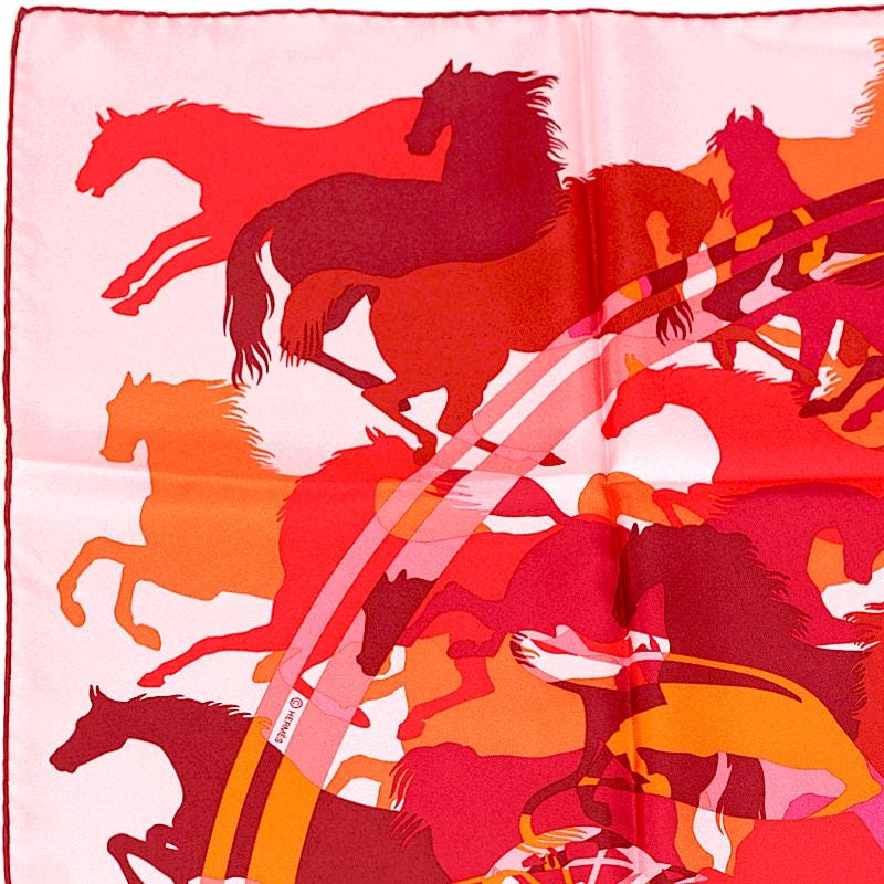 Hermes Scarf "Ex-Libris en Camouflage" by Benoit Pierre Emery 90cm Silk | Carre Foulard