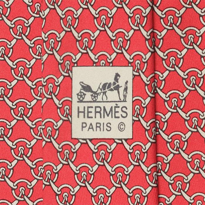 Hermes Men's Silk Tie Equestrian Geometric Pattern 5200 | Necktie Cravate