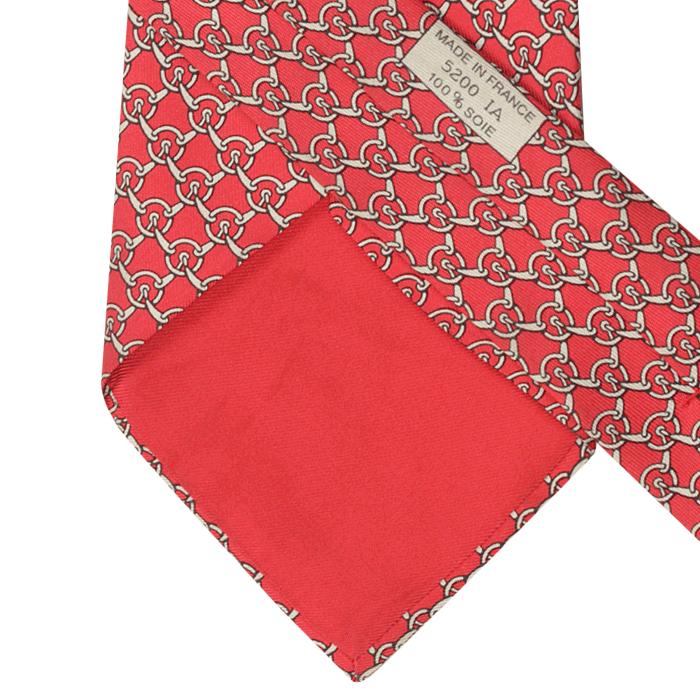 Hermes Men's Silk Tie Equestrian Geometric Pattern 5200 | Necktie Cravate