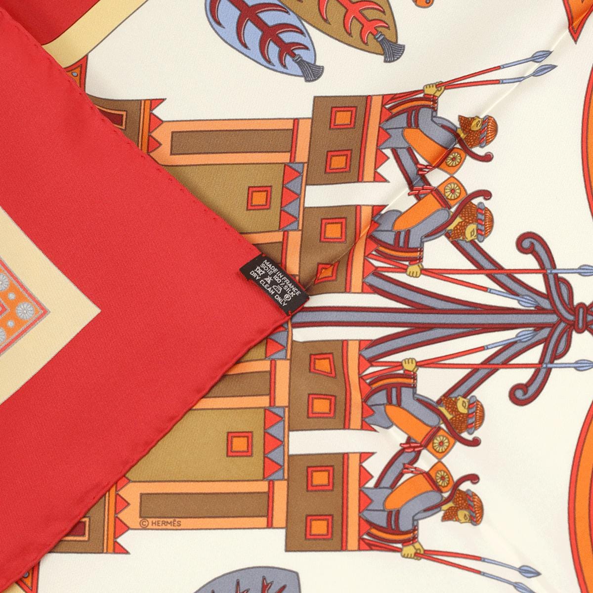 Hermes Scarf "Persepolis" by Sophie Koechlin 90cm Silk | Carre Foulard