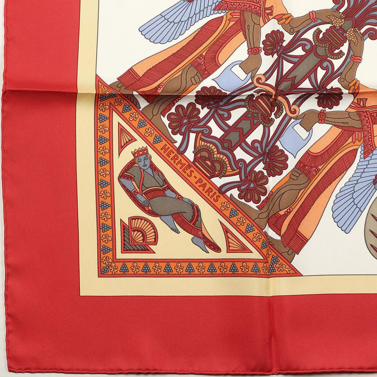 Hermes Scarf "Persepolis" by Sophie Koechlin 90cm Silk | Carre Foulard