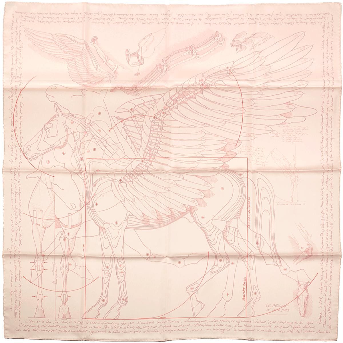 Hermes Scarf "Le Pegase d'Hermes" by Christian Renonciat 90cm Silk | Carre Foulard