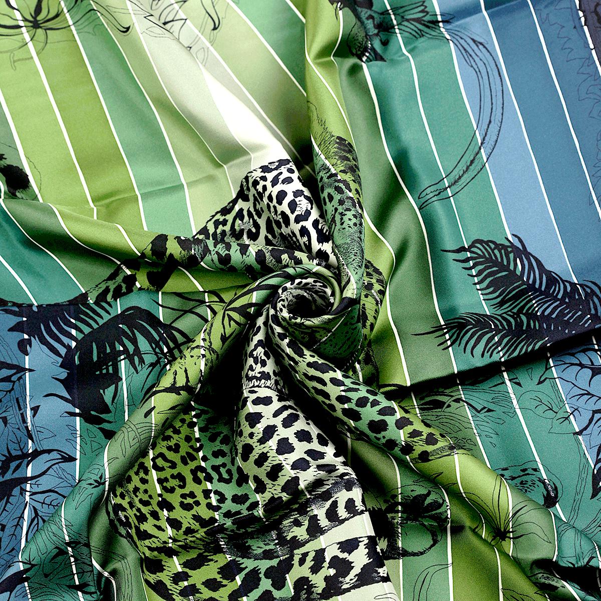 Hermes Scarf "Jungle Love" by Robert Dallet 90cm Silk