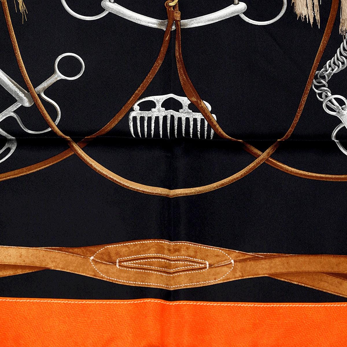 Hermes Scarf "Projets Carres" by Henri d'Origny 90cm Silk | Carre Foulard