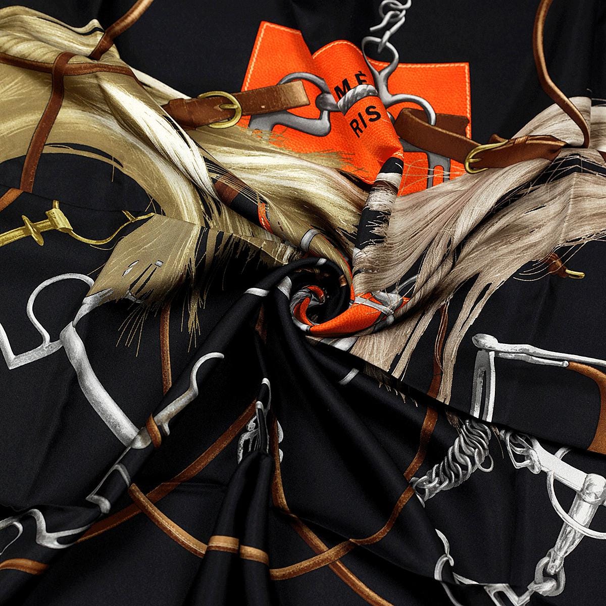 Hermes Scarf "Projets Carres" by Henri d'Origny 90cm Silk | Carre Foulard